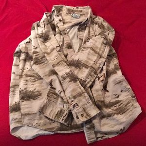 Columbia Long Sleeve Button-Up “River Lodge” SZ L